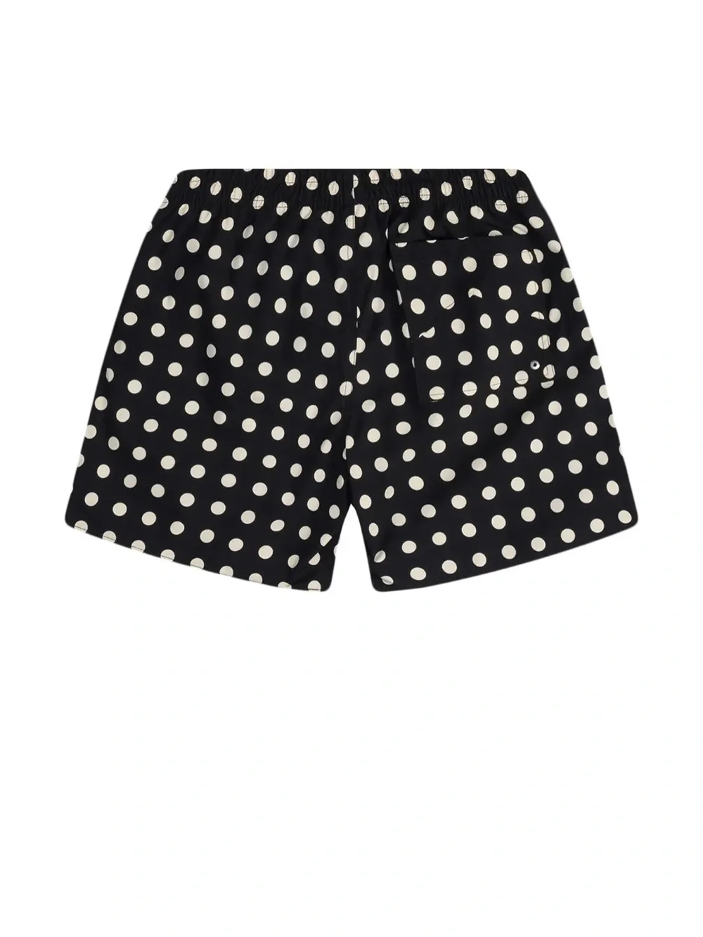 Rhude Black Polka Dot Logo Drawstring Men’s Swim Shorts